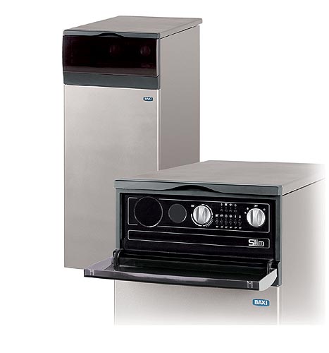 Напольный газовый котел с атмосферной горелкой Baxi Slim Напольный газовый котел с атмосферной горелкой Baxi Slim